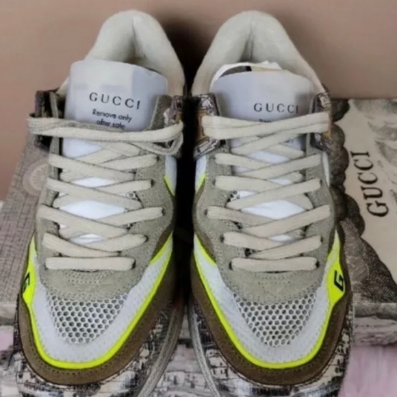 GUCCI LADIES CURRENT ULTRAPACE SNEAKERS 34.5 IT/EU - Picture 3 of 9